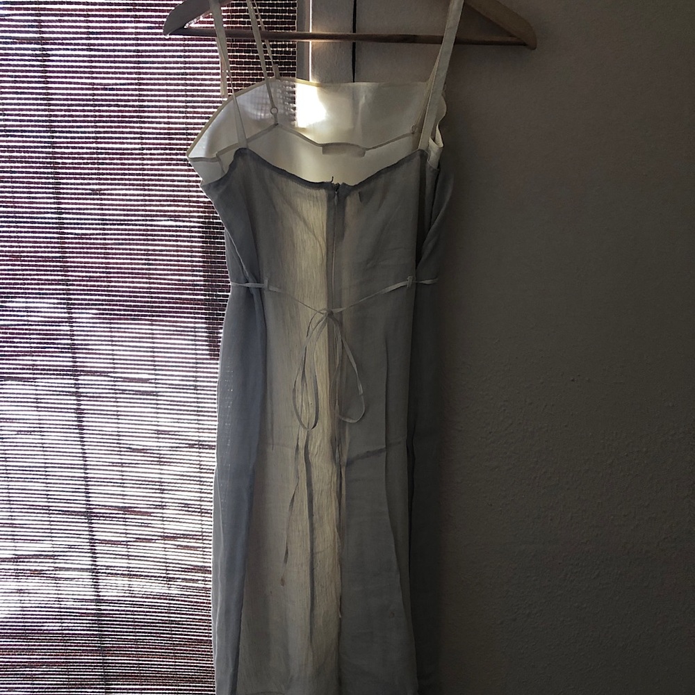 Ivory beautiful dress with satin underdress